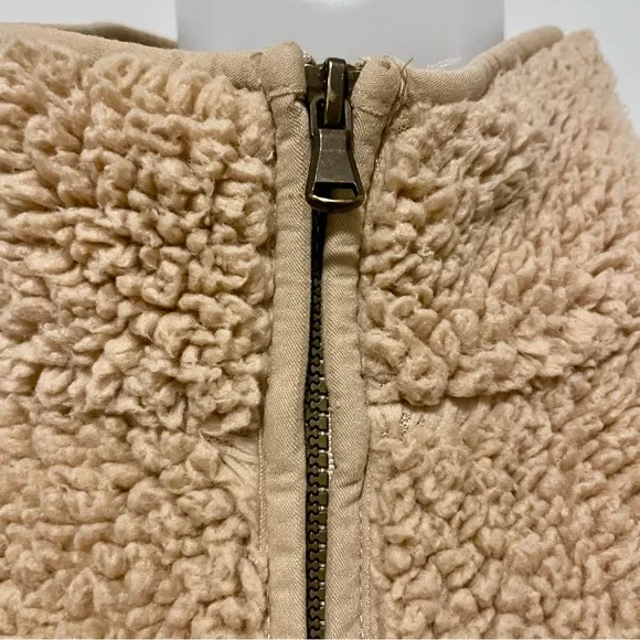 EUC | Sonoma Cozy Soft Tan Teddy Jacket | Size XL - Picture 3 of 9